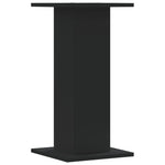 ZNTS Plant Stands 2 pcs Black 30x30x60 cm Engineered Wood 3307856
