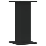 ZNTS Plant Stands 2 pcs Black 30x30x60 cm Engineered Wood 3307856