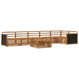 Outdoor Sofa Set 7 pcs Natural 79 x 79 x 37 cm 3383432