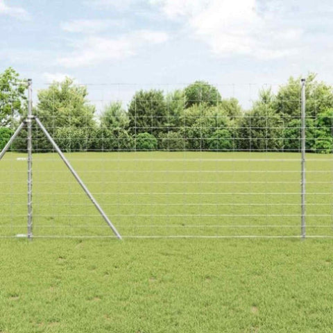 Field Fence Silver 50 x 1.4 m Galvanised steel 42005845