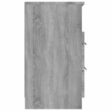 Bedside Cabinet Grey Sonoma Engineered Wood 817041