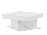 360&degRotating coffee table, Highgloss Lift-Top Centre Table with 1 drawers, Rotating Lifting Sofa N605P374204W