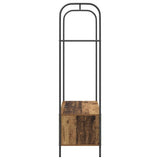 Clothes Rack Brown Oak 100 x 44 x 160 cm Engineered Wood 868455
