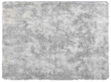 Shaggy Rug High Pile NAVARRA Silver Grey 160x160 cm Polyester 4102876