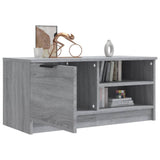 TV Cabinet Grey Sonoma 80x35x36.5 cm Engineered Wood 817119