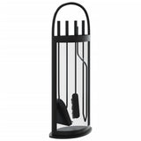 5 Piece Fireplace Tool Set 23x15x66 cm Steel 156379