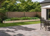 Raised Garden Bed Ivory 400 x 40 x 24 cm cold-rolled steel 8006359