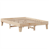 Bed Frame without Mattress 150x200 cm King Size Solid Wood Pine 3308840