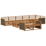 Outdoor Sofa Set 9 pcs 3383527