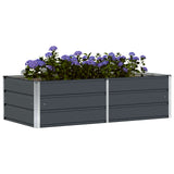 Planter Anthracite 160 x 80 x 45 cm Steel 42018192