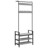 Coat Rack Grey Sonoma 75 x 34 x 184 cm Engineered wood 879956