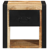 Bedside Cabinet 40x35x40 cm Solid Rough Wood Mango 4015949
