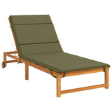 Sunlounger Cushion GEMERT 100% Polyester Olive Green 948529