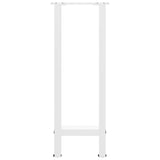 Console Table Legs White 2 pcs 28x cm Steel 4013293