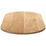 Table Top 120x60x2 cm Solid Wood Oak Oval 4009063