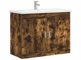 Bathroom Furniture Set Smoked Oak 81 x 40 x 84.5 cm 3404362