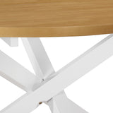 Dining Table White 120x75 cm MDF 247631