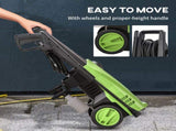 1800W High Pressure Washer, 150 Bar Pressure, 510 L/h Flow, High-Performance Portable Power Jet Wash T3398P323817