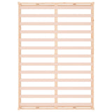 Bed Frame without Mattress 200x200 cm Solid Wood 820816