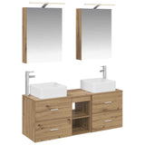 Bathroom Furniture Set 5 pcs Artisan Oak 3406758