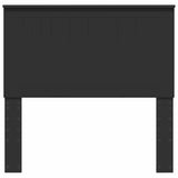 Headboard with Headboard Black Oak 100 cm Engineered wood 887792