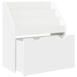 Kids Bookshelf White 60 x 29.5 x 69 cm Engineered Wood 892389