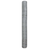 Hexagon Fence Silver 1 x 50 m Galvanised steel 42005720