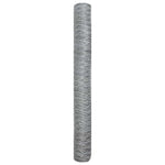 Hexagon Fence Silver 1 x 50 m Galvanised steel 42005719