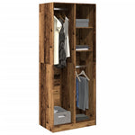 Wardrobe Old Wood 80x50x200 cm Engineered Wood 3307763