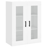 Highboard White 69.5x34x180 cm Engineered Wood 3198601
