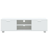 TV Cabinet White 140x40.5x35 cm Engineered Wood 342622