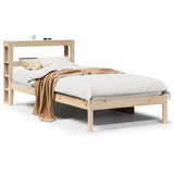 Bed Frame without Mattress 75x190 cm Small Single Solid Wood Pine 3305706