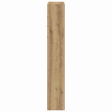 Shoe Cabinet Artisan Oak 80 x 21 x 125.5 cm Engineered Wood 869103
