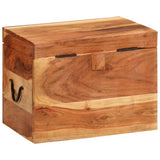Storage Box 39x28x31 cm Solid Wood Acacia 338482