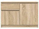 Sideboard with Drawer Sonoma Oak 71x35x65 cm Engineered Wood 861600