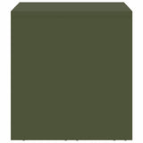 Wall Cabinet for Garage with Gas-lift Door Olive green 883283