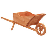Wheelbarrow Planter 128x45.5x43 cm Solid Wood Fir 364229