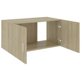 Wall Mounted Cabinet Sonoma Oak 80x39x40 cm Engineered Wood 802798