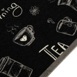 Kitchen Rug Washable Morning Black 60x300 cm Velvet 4005586