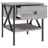 Bedside Tables 2 pcs Grey Sonoma 40x42x45 cm Engineered Wood 825960