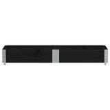 Garden Planter Black 150x50 cm Solid Wood Pine 3295404