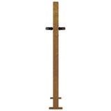 Garden Gate 100x100 cm Corten Steel Tree Design 153161