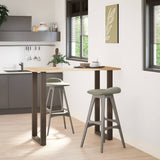 Bar Table Legs U-Shaped 2 pcs Natural Steel 60x cm Steel 4013251