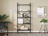 Bookcase Black Oak 56 x 32 x 174 cm Engineered Wood 882148