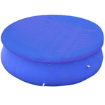 ZNTS Pool Covers 2 pcs for 360-367 cm Round Above-Ground Pools 3082799