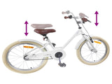 Kids Bike 22 Inches for 7-12 Years Old White 42009210