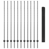 Welded Wire Fence with Post 25 x 1.5 m 3336611