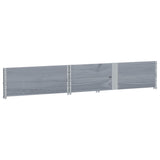 Pallet Collars 2 pcs Grey 150x100 cm Solid Wood Pine 4010307
