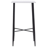 5 Piece Bar Set Plastic Black 279973