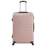 Hardcase Trolley Set 3 pcs Rose Gold ABS 91888